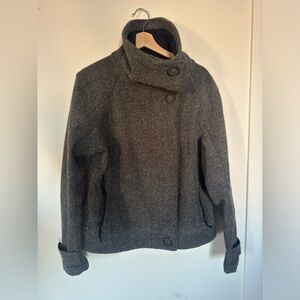 Vintage Lululemon Audrey Tweed Jacket Funnel Neck